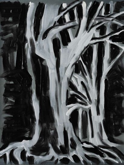 Foresta nera - a Paint Artowrk by Marco Panì